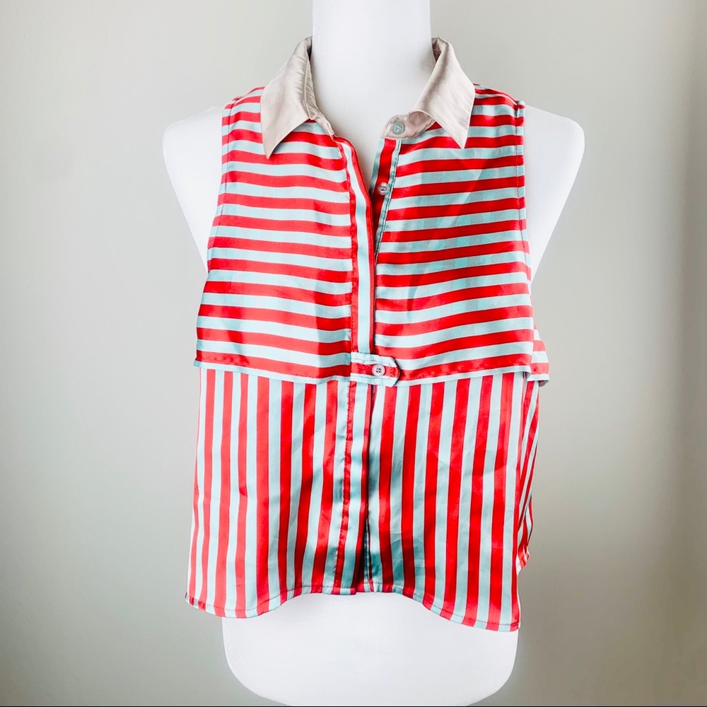 3x$25 Forever21 Silky  Red and blue tiffany lines